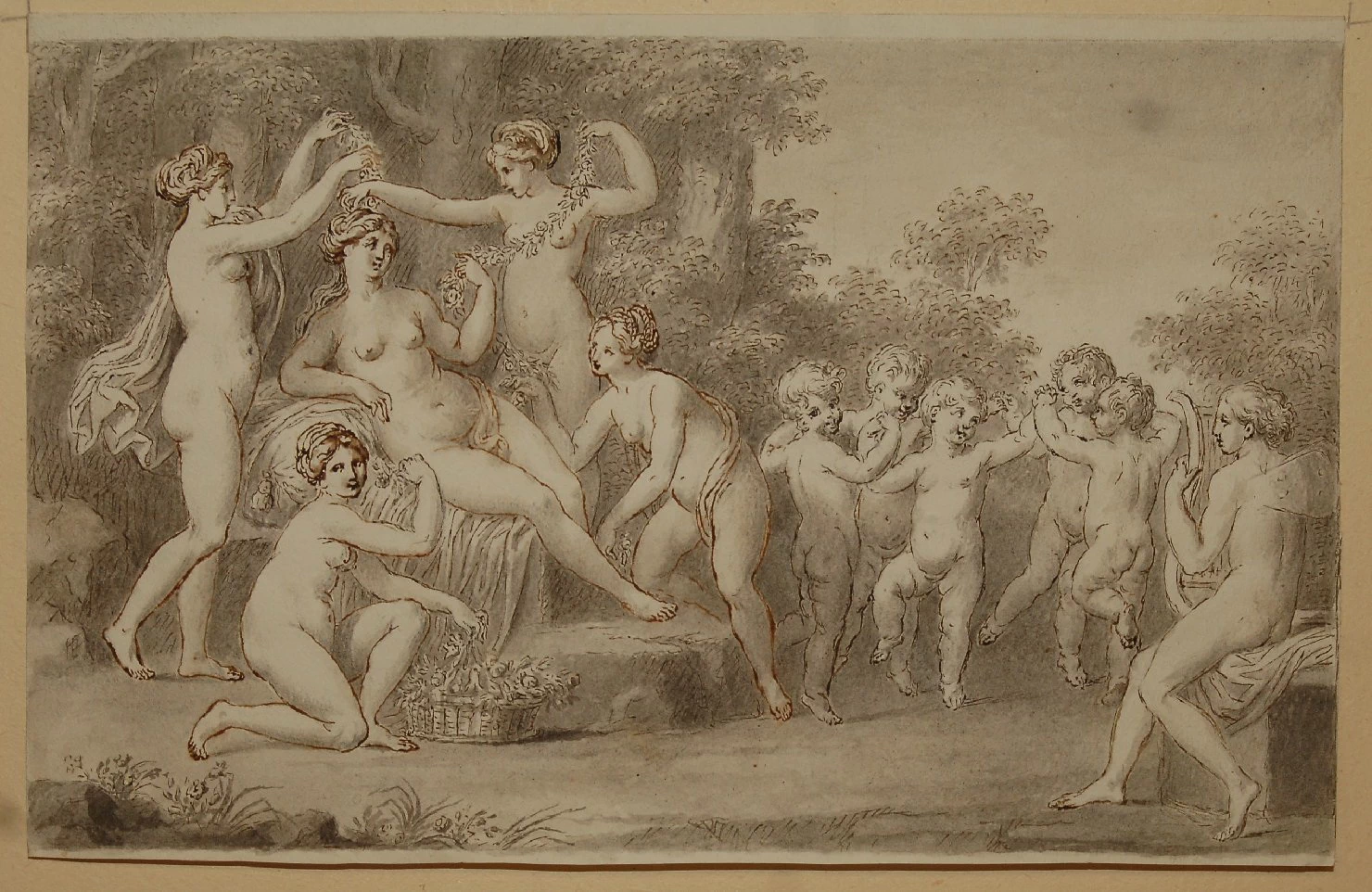Quattro ninfe che adornano Venere - Galleria Nazionale di Parma